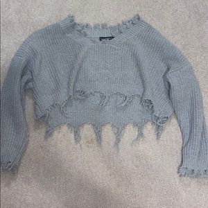 Cropped sweater